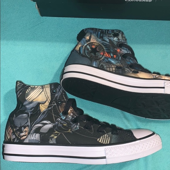 CONVERSE YOUTH BATMAN SHOES - Picture 6 of 11